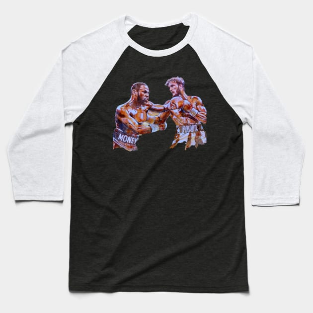 Bragging Rights - mayweather vs paul Baseball T-Shirt by Magic Topeng